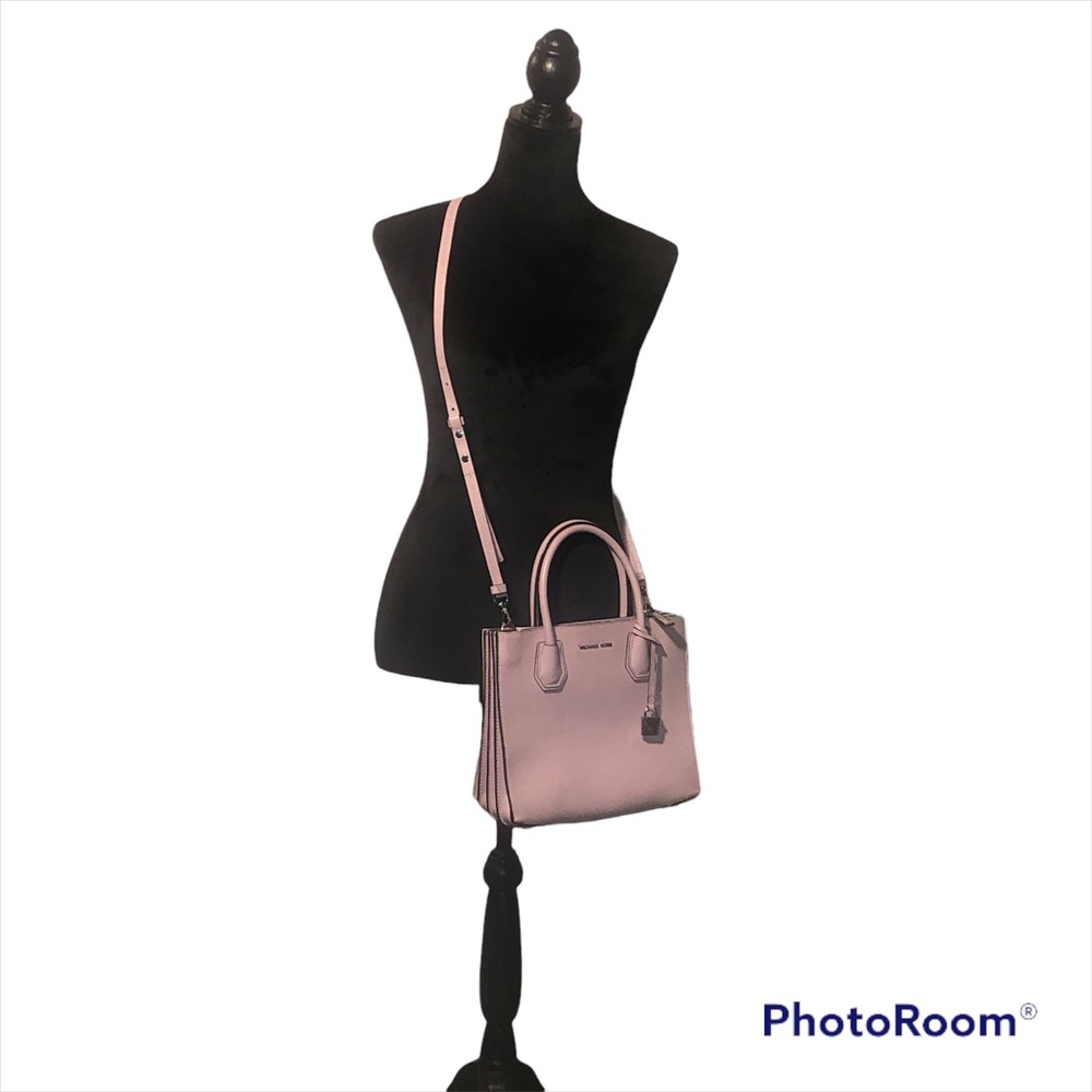 Michael Kors Mercer Small Saffiano Leather Shoulder Bag Pink